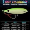 5/0 Assist Hook Slow Pitch Metal Jig for Deep Sea Fishing
