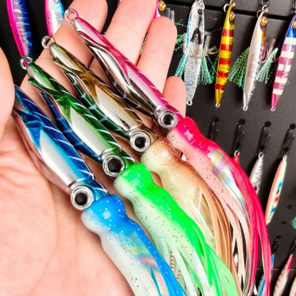 Electroplated Octopus Jig Lure 60g-200g