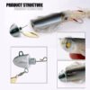 主图-4 285g UV Glow Squid Jig Lure | Heavy Saltwater Octopus