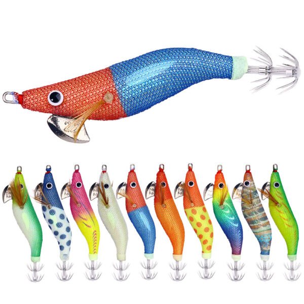 9g Luminous Shrimp Bait for Night Squid Fishing
