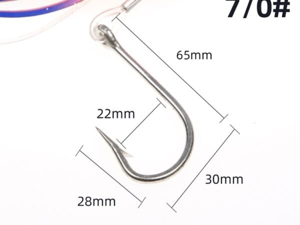 详情-13 6.5 Inch Acrylic Octopus Skirt Lure(Pack of 6)
