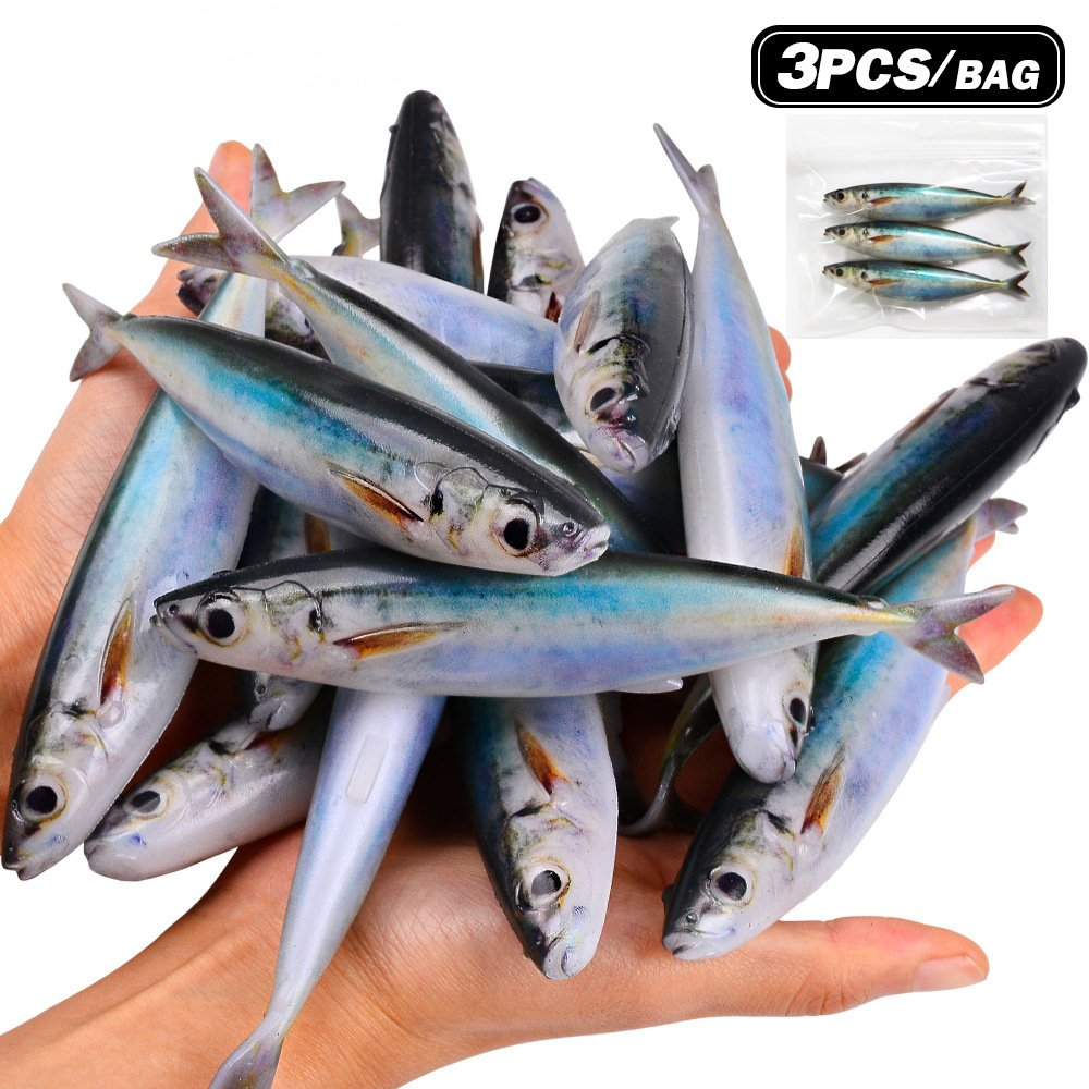 Eco-friendly biomimetic large sea fishing bait