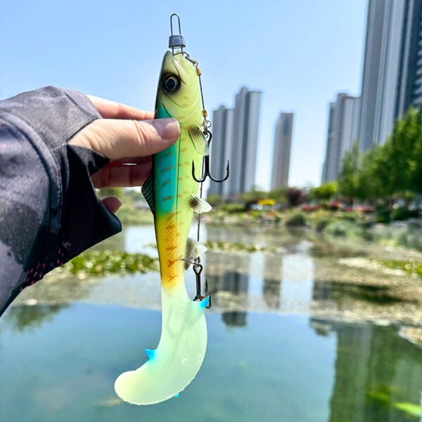 详情-4 Long Tail Paddle Soft Bait 17cm/22.5cm