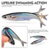 Eco-friendly biomimetic large sea fishing bait