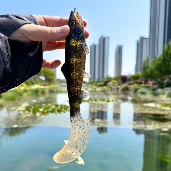 详情-5 Long Tail Paddle Soft Bait 17cm/22.5cm