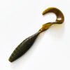 sku-7-橄榄色 160mm 23g Curl Tail Soft Bait | Slow Sinking Two-Color Swimbait for Saltwater Boat Fishing