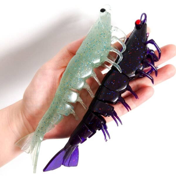 TPE Prawn Bait for Saltwater Fishing