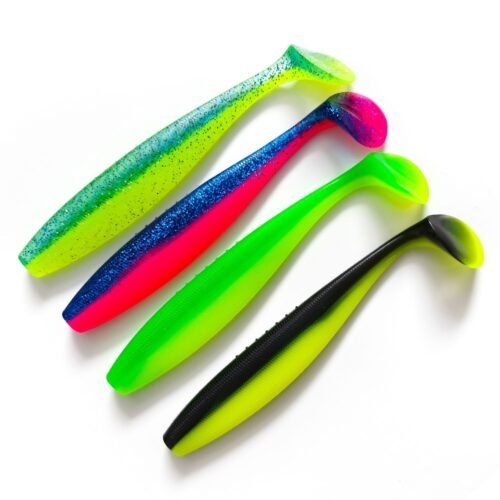 主图-1 T-Tail Soft Swimbait 140mm/180mm | Realistic Fish Pattern Soft Lure for Saltwater Boat Fishing