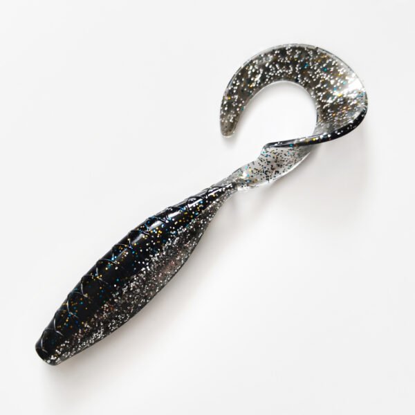 主图-11 160mm 23g Curl Tail Soft Bait | Slow Sinking Two-Color Swimbait for Saltwater Boat Fishing