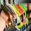 主图-2 160mm 23g Curl Tail Soft Bait | Slow Sinking Two-Color Swimbait for Saltwater Boat Fishing