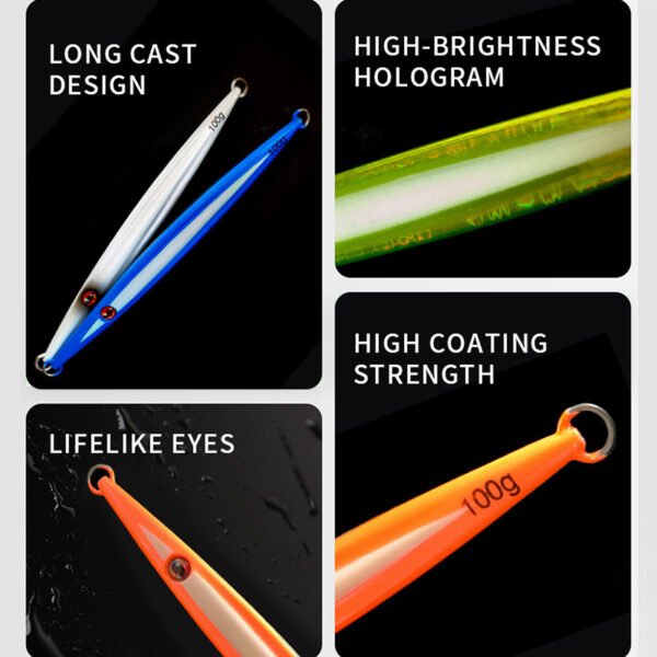 主图-2 60g/100g Fast Vertical Jig Lure
