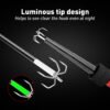 3.9m Telescopic Squid Fishing Hook Pole | Retractable Octopus Gaff Tool for Saltwater Boat Fishing