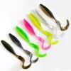 主图-4 160mm 23g Curl Tail Soft Bait | Slow Sinking Two-Color Swimbait for Saltwater Boat Fishing