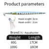 主图-4 80g/100g Glow Metal Jig Lure | Long Casting Saltwater Jig for Mackerel, Tuna & Offshore Fishing