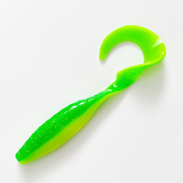 主图-5 160mm 23g Curl Tail Soft Bait | Slow Sinking Two-Color Swimbait for Saltwater Boat Fishing