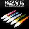 详情-2 100g/150g UV Glow Squid Metal Jig Lure