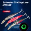 详情-2 130mm 44g Sinking Minnow Lure