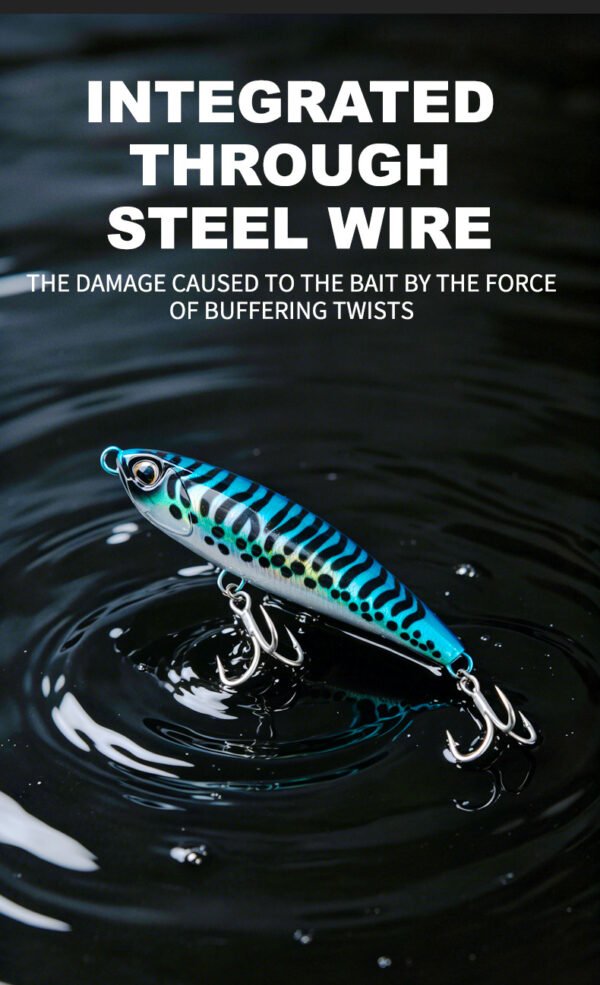 16cm 70g Sinking Pencil Lure | Saltwater Stickbait for Tuna, GT & Offshore Big Game Fishing