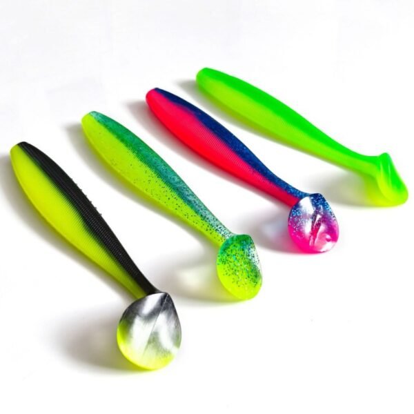 T-Tail Soft Swimbait 140mm/180mm | Realistic Fish Pattern Soft Lure for Saltwater Boat Fishing