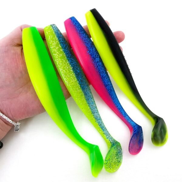 T-Tail Soft Swimbait 140mm/180mm | Realistic Fish Pattern Soft Lure for Saltwater Boat Fishing