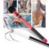 3.9m Telescopic Squid Fishing Hook Pole | Retractable Octopus Gaff Tool for Saltwater Boat Fishing